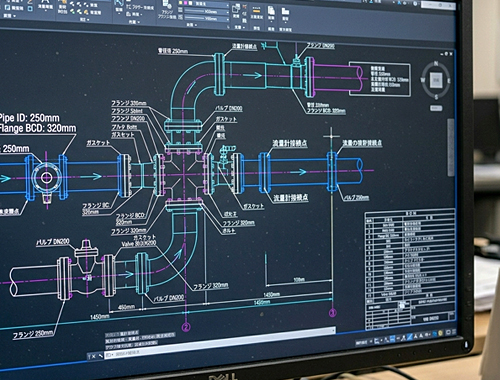 CADを使用しての設計及び製図補助